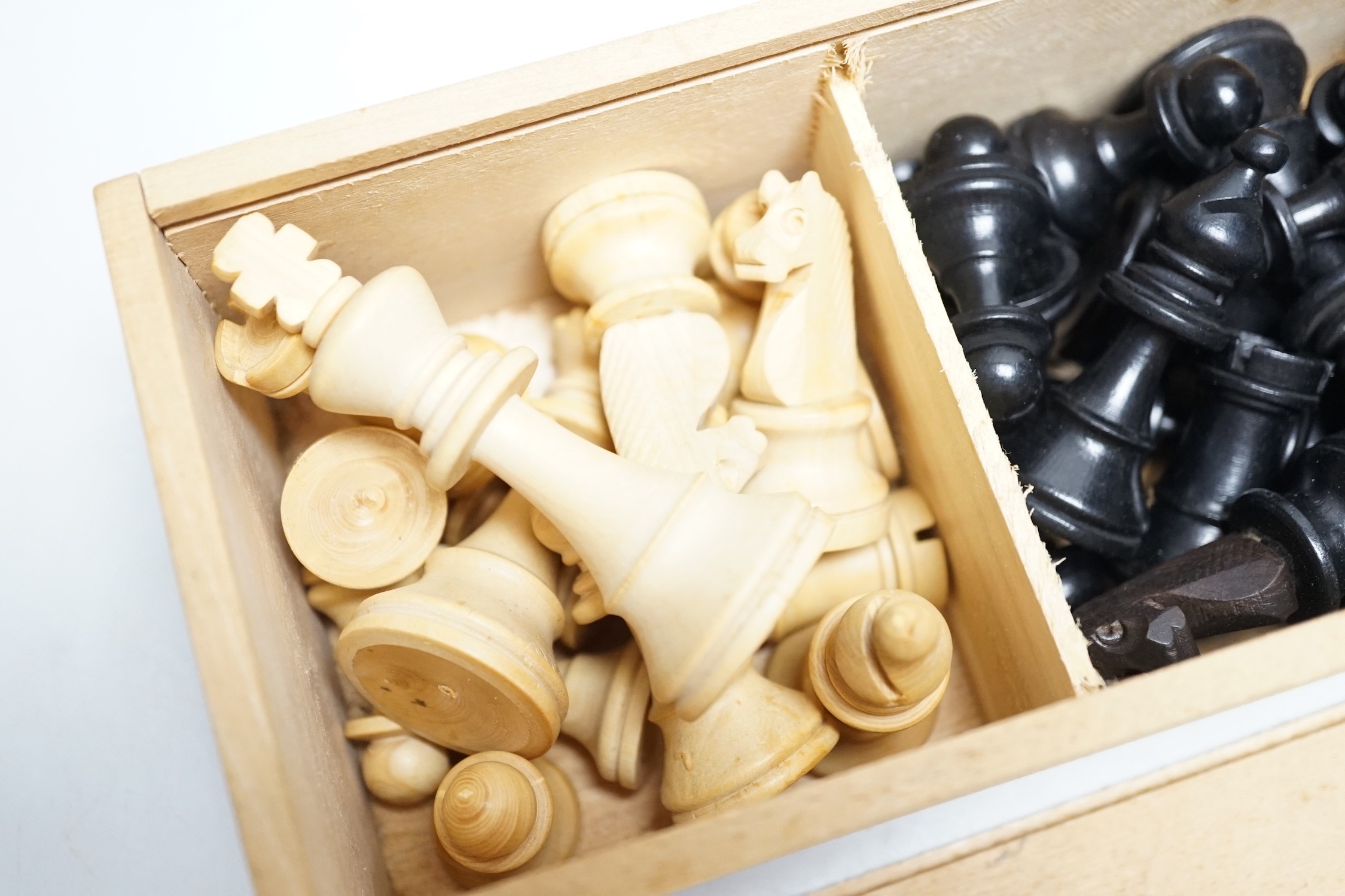 A Staunton chess set